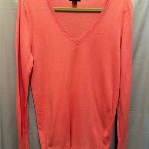 Halogen Vibrant Coral Sweater